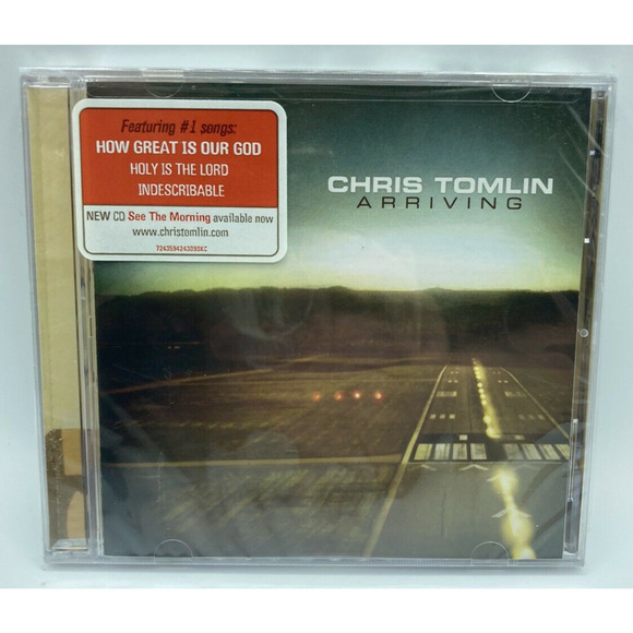 Chris Tomlin Arriving Audio CD How Great is Our God Indescrible New Hype Sticker - Picture 1 of 2